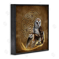 Brigid Ashwood | Abstract Fractal Owls