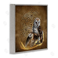 Brigid Ashwood | Abstract Fractal Owls