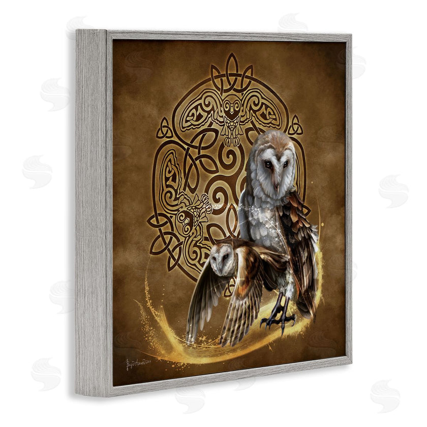 Brigid Ashwood | Abstract Fractal Owls