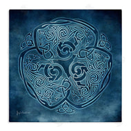 Brigid Ashwood | Blue Celtic Wolf