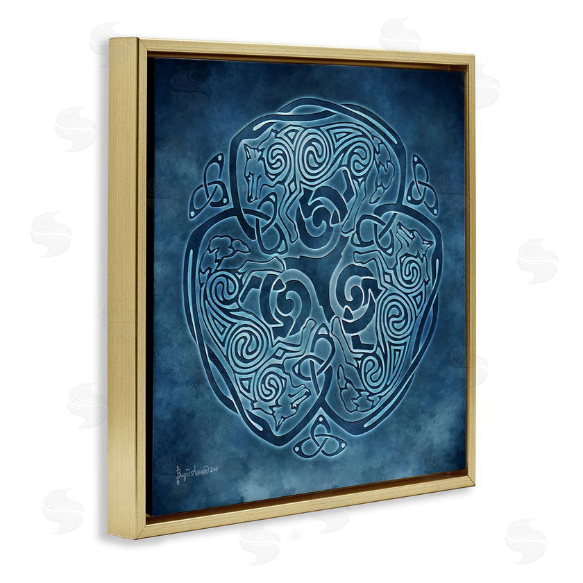 Brigid Ashwood | Blue Celtic Wolf