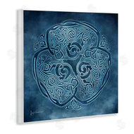 Brigid Ashwood | Blue Celtic Wolf