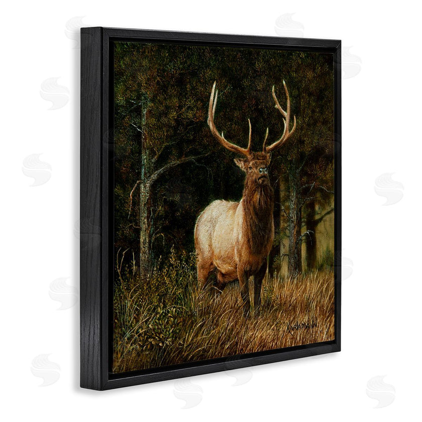 Karla Mann | Elk in Forest Painting