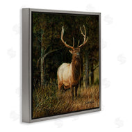 Karla Mann | Elk in Forest Painting