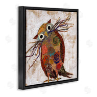 Elizabeth St. Hilaire | Patterned Owl Collage