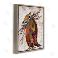 Elizabeth St. Hilaire | Patterned Owl Collage