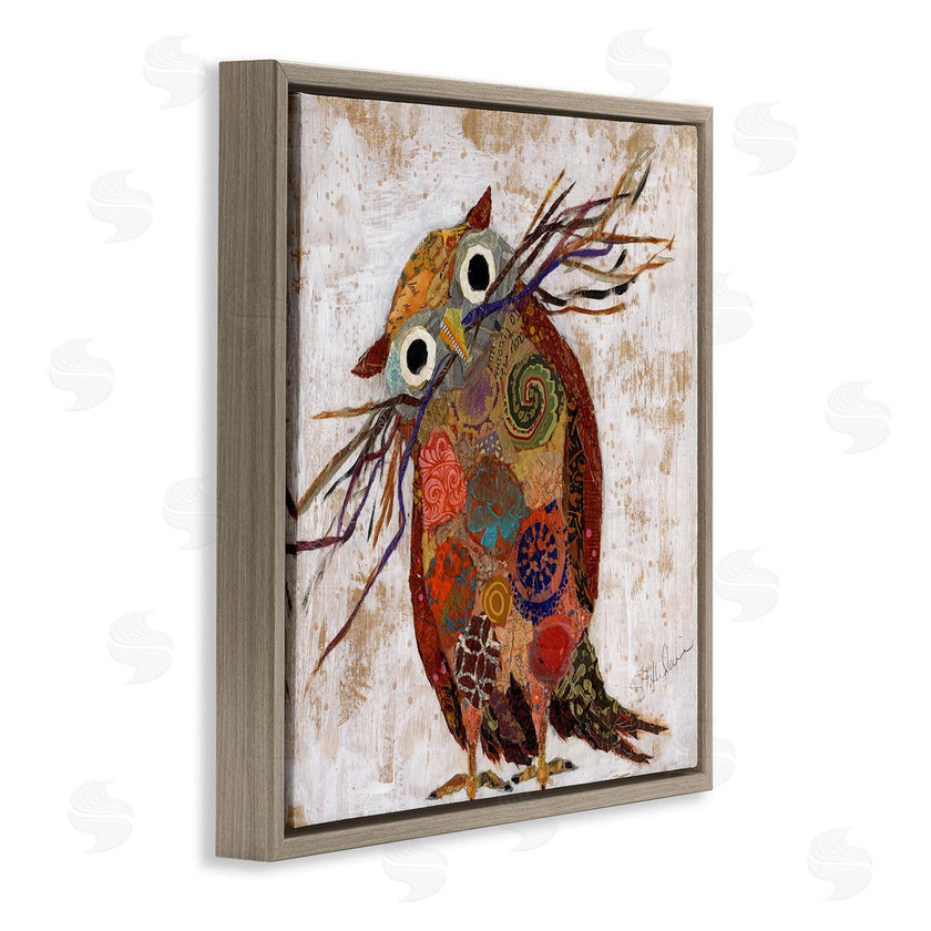 Elizabeth St. Hilaire | Patterned Owl Collage