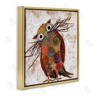 Elizabeth St. Hilaire | Patterned Owl Collage