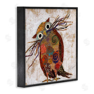 Elizabeth St. Hilaire | Patterned Owl Collage
