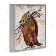 Elizabeth St. Hilaire | Patterned Owl Collage