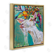 Elizabeth St. Hilaire | Abstract Floral Goat