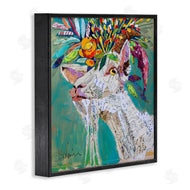 Elizabeth St. Hilaire | Abstract Floral Goat