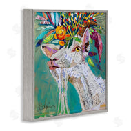 Elizabeth St. Hilaire | Abstract Floral Goat