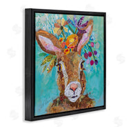 Elizabeth St. Hilaire | Floral Rabbit Portrait
