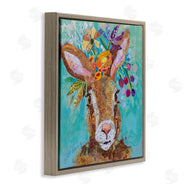 Elizabeth St. Hilaire | Floral Rabbit Portrait