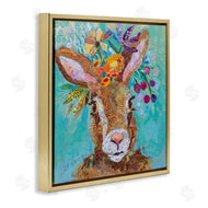Elizabeth St. Hilaire | Floral Rabbit Portrait