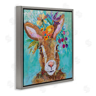 Elizabeth St. Hilaire | Floral Rabbit Portrait