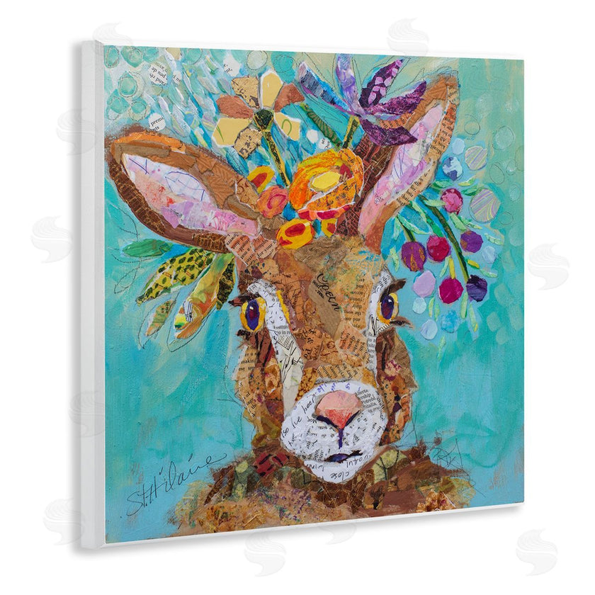 Elizabeth St. Hilaire | Floral Rabbit Portrait