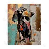 Enrico McGarrigle | Dachshund Modern Collage