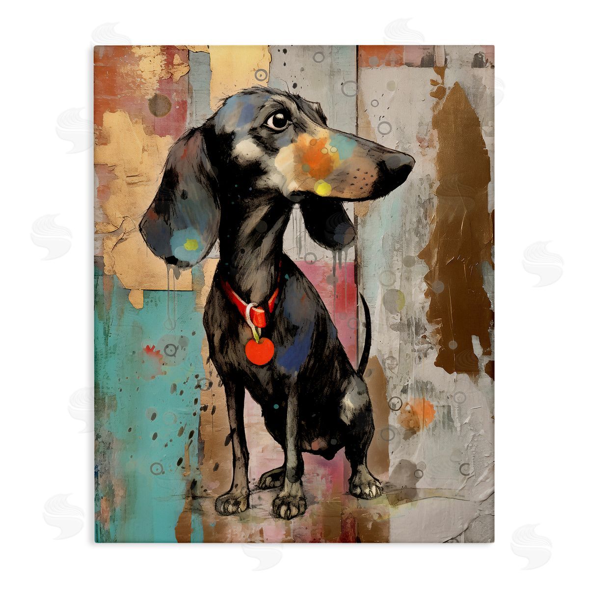 Enrico McGarrigle | Dachshund Modern Collage