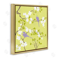 Evelia Designs | Parakeets & Cherry Blossoms