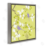 Evelia Designs | Parakeets & Cherry Blossoms