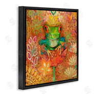 Evelia Designs | Frog Perched on Flower