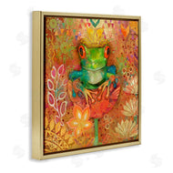 Evelia Designs | Frog Perched on Flower