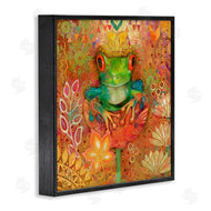 Evelia Designs | Frog Perched on Flower