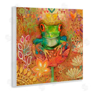 Evelia Designs | Frog Perched on Flower