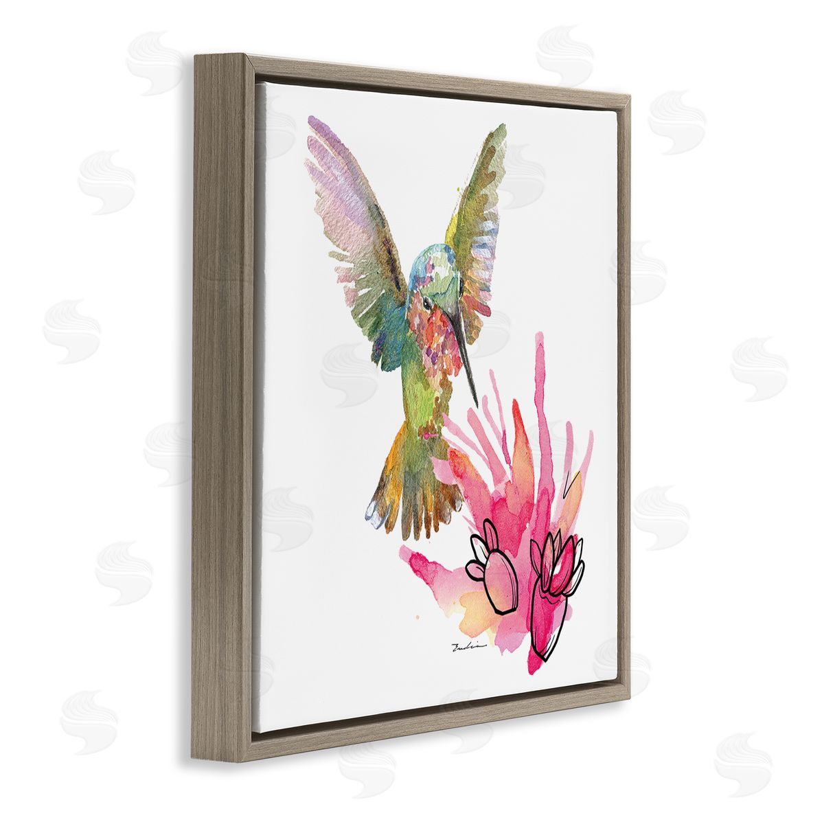 Evelia Designs | Desert Hummingbird Watercolor