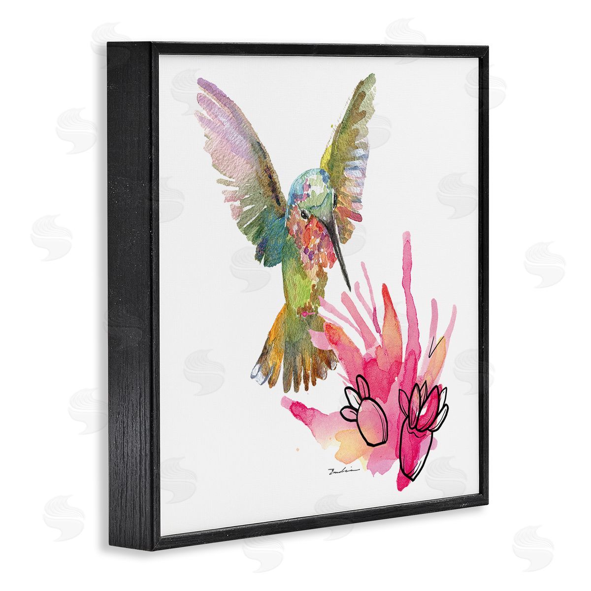 Evelia Designs | Desert Hummingbird Watercolor