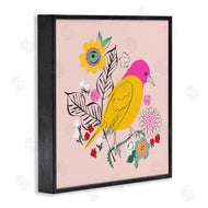 Pragya Kothari | Pink & Yellow Floral Bird