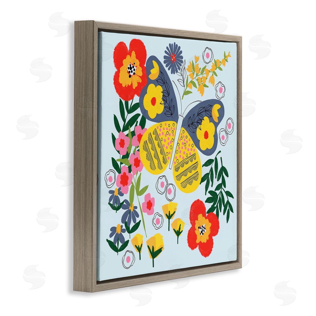 Pragya Kothari | Vivid Poppies & Butterfly