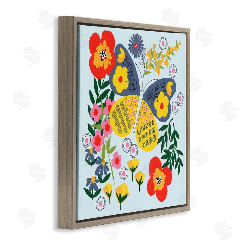 Pragya Kothari | Vivid Poppies & Butterfly