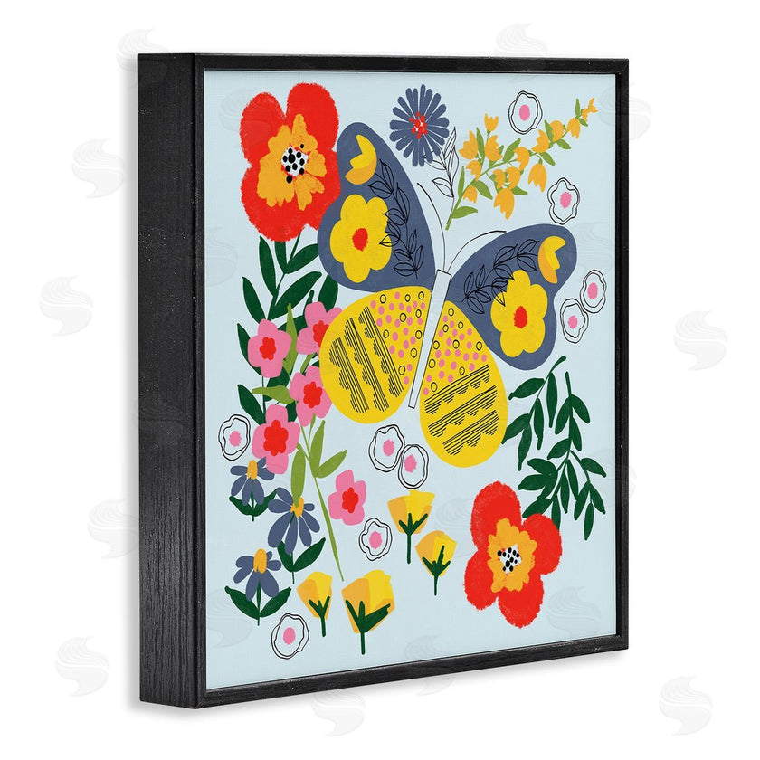 Pragya Kothari | Vivid Poppies & Butterfly