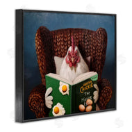 Lucia Heffernan | Chicken Reading Book