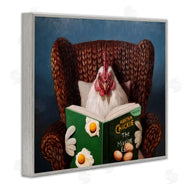 Lucia Heffernan | Chicken Reading Book