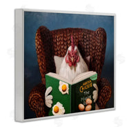 Lucia Heffernan | Chicken Reading Book