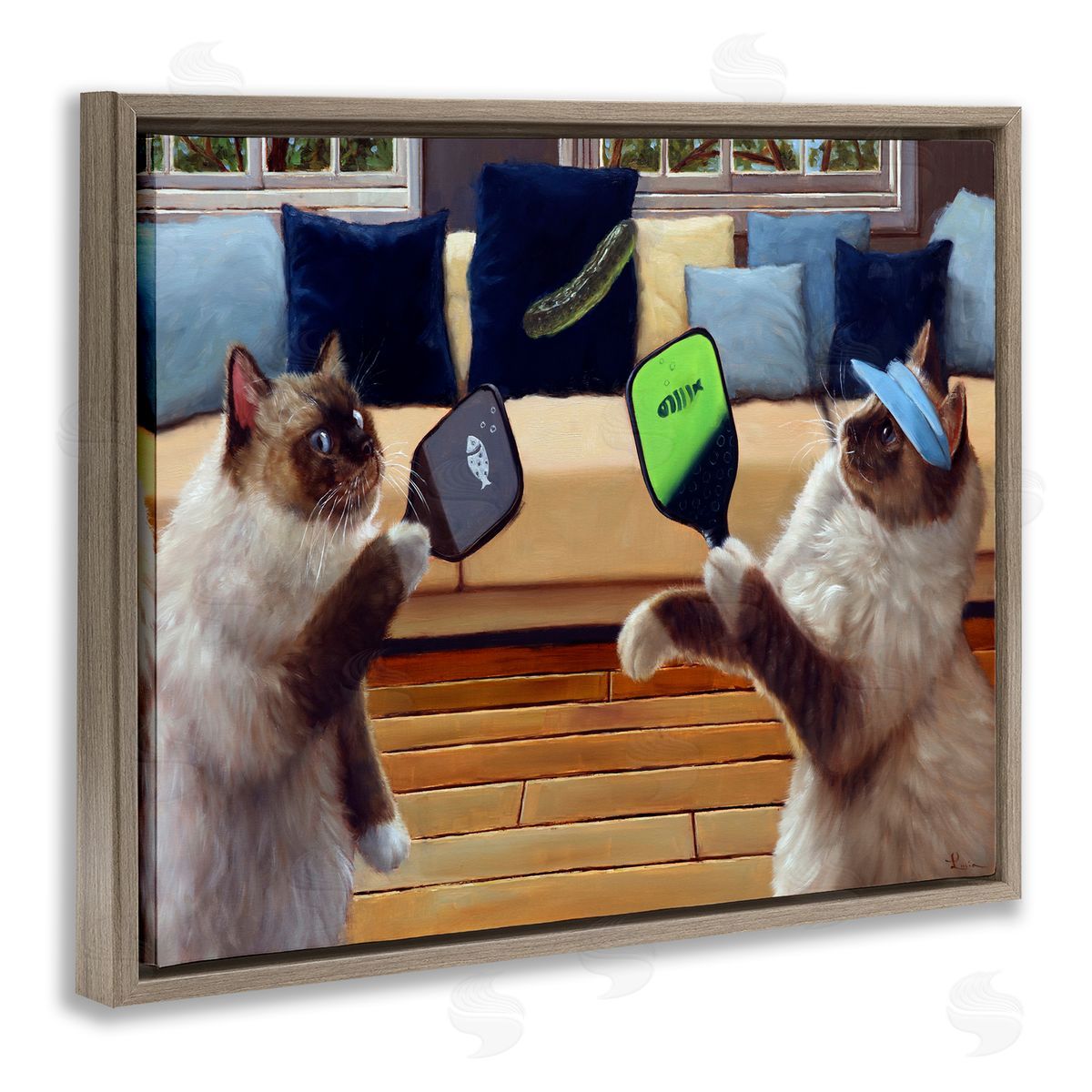 Lucia Heffernan | Cats Playing Ping Pong