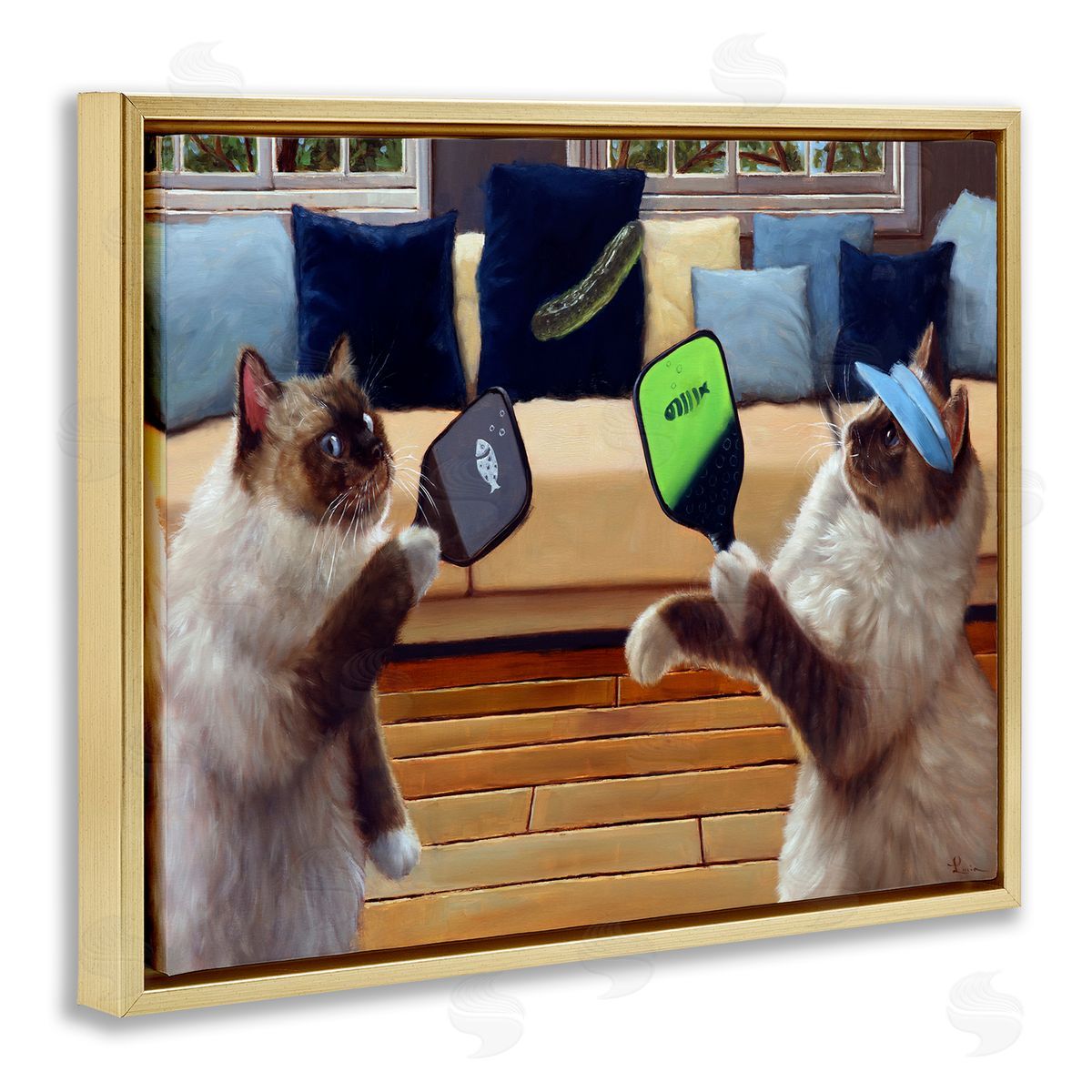 Lucia Heffernan | Cats Playing Ping Pong