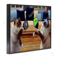 Lucia Heffernan | Cats Playing Ping Pong