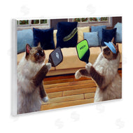 Lucia Heffernan | Cats Playing Ping Pong