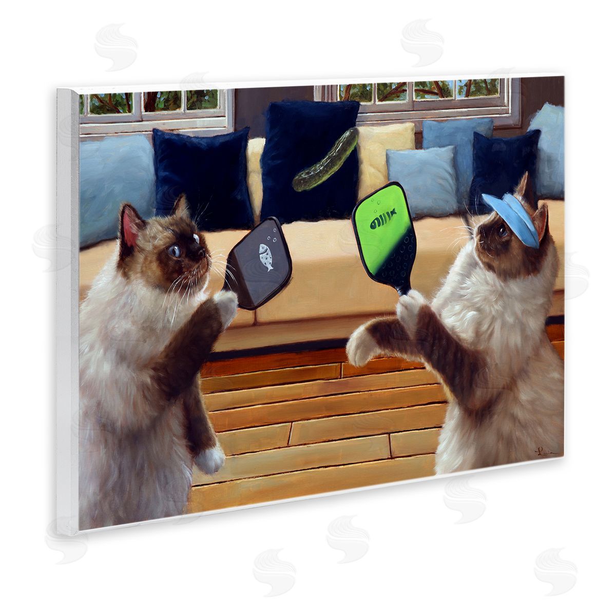 Lucia Heffernan | Cats Playing Ping Pong