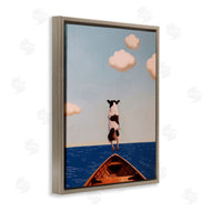 Lucia Heffernan | Dog Jumping In Lake