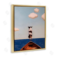 Lucia Heffernan | Dog Jumping In Lake