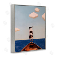 Lucia Heffernan | Dog Jumping In Lake