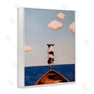 Lucia Heffernan | Dog Jumping In Lake
