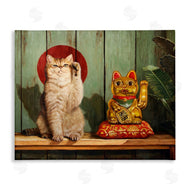 Lucia Heffernan | Funny Lucky Cat Pose