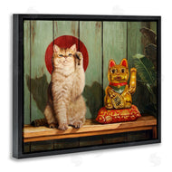 Lucia Heffernan | Funny Lucky Cat Pose